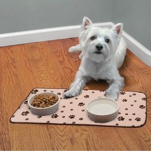 Microfibre Pet Bowl Mat